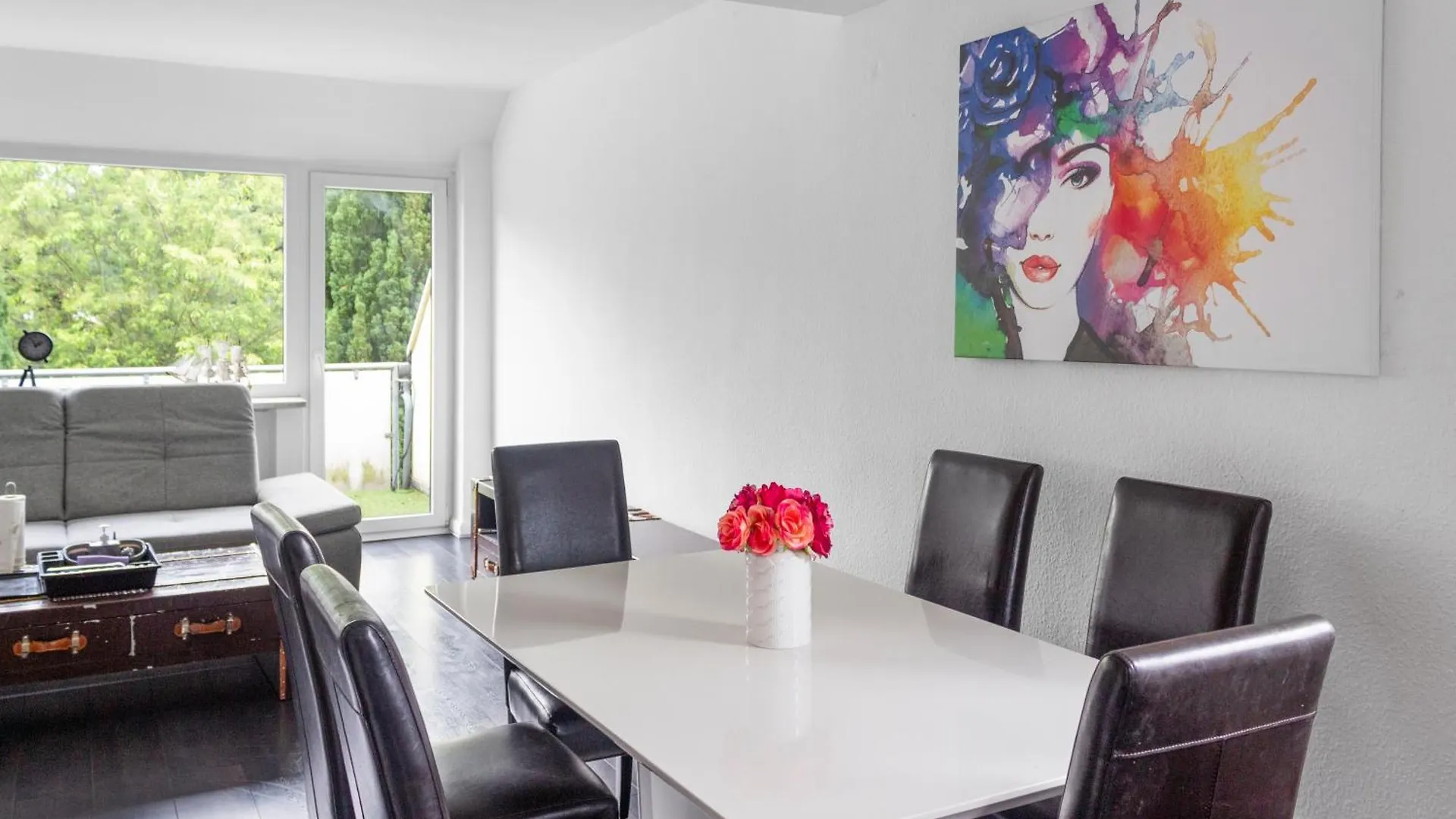 Charmante Maisonette Wohnung Mit Balkon Und Gartenblick Colónia Apartamento